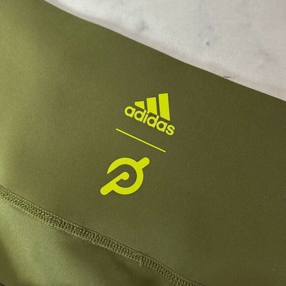 Adidas Ivy Park X Peloton Olive Focus Power Tights 1X - Picture 6 of 8